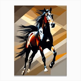 Modern Horse Art, 107 Canvas Print