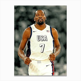 Kevin Durant Of United States Canvas Print