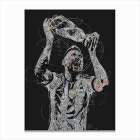 Lionel Messi 17 Canvas Print