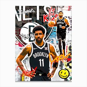 Kyrie Irving Brooklyn Nets 2 Canvas Print