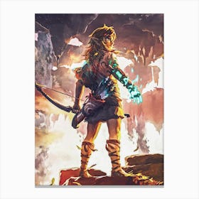 Legend Of Zelda. Breath Of The Wild 4 Canvas Print