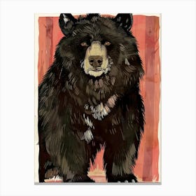 Black Bear Canvas Print