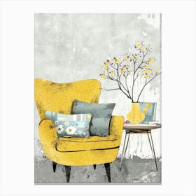 Yellow Chair Canvas Print