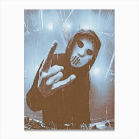 Angerfist Dj Canvas Print