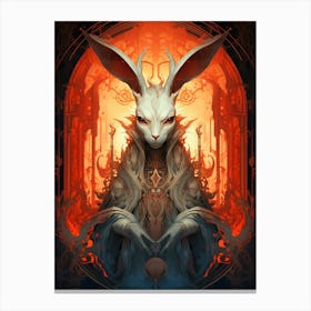 Rabbit In The Dungeon Canvas Print