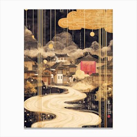 The Chinese Village Canvas Print