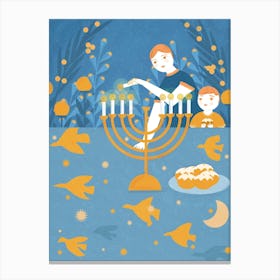 Hanukkah Canvas Print