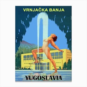 Yugoslavia, Vrnjacka Banja, Serbia Canvas Print