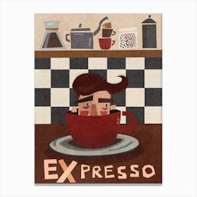 EXpresso Canvas Print