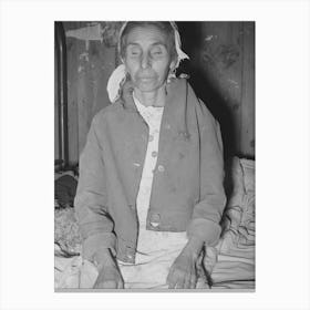 Blind Mexican Woman, Crystal City, Texas By Russell Lee Canvas Print