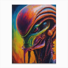Alien Head 2 Canvas Print