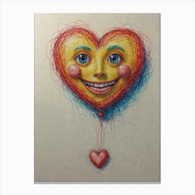 Heart Balloon 9 Canvas Print