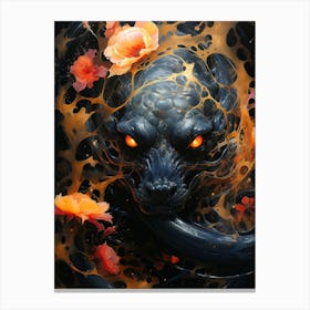 Japanese Panther Canvas Print