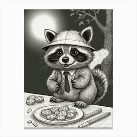 Raccoon 7 Canvas Print