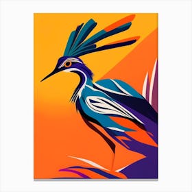 Roadrunner Pop Matisse 2 Bird Canvas Print