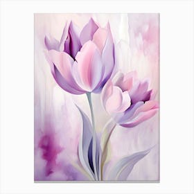 Pink Tulips 3 Canvas Print