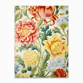 Floral Wallpaper 70 Canvas Print