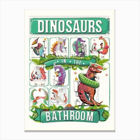 Dinosaurs Canvas Print