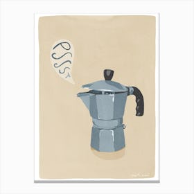 Coffee Calling Canvas Print
