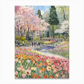 Tulip Garden 1 Canvas Print