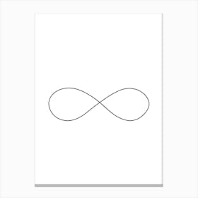 Infinite Symbol Canvas Print