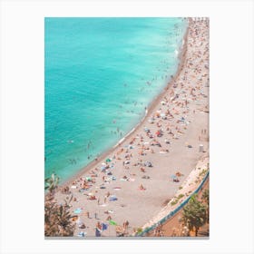Aerial Riviera Beach Canvas Print