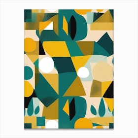 Abstract Geometric Pattern 4 Canvas Print