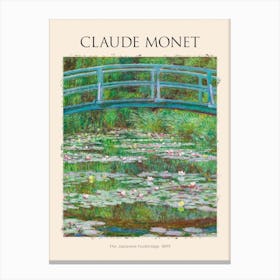 Claude Monet Bridge Canvas Print