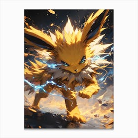 Jolteon Pokemon Anime Manga Japan Poster Canvas Print