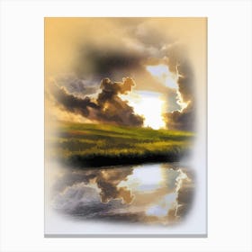 Nature-Strom-Grassland Canvas Print