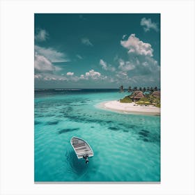 Maldives Island 1 Canvas Print