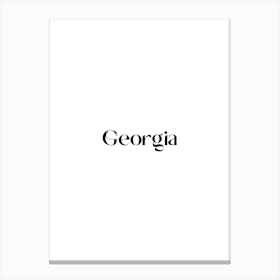 Georgia Canvas Print