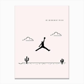 Nike Jordan Jumper Canvas Print