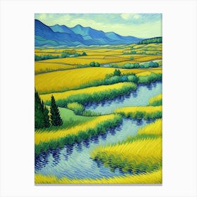 Field Of Sunflowers Canvas Print