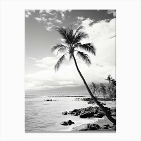 Maui Black And White Analogue Photograph 1 Canvas Print