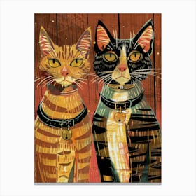 Two Cats 12 Canvas Print