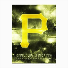 Pittsburgh Pirates Poster Canvas Print