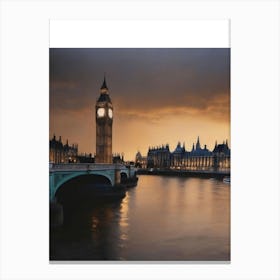 Big Ben At Sunset Canvas Print