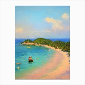 Kata Beach Phuket Thailand Monet Style Canvas Print