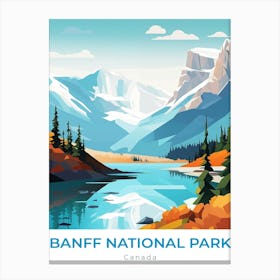 Canada Banff National Park Travel Canvas Print