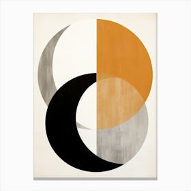 Chic Bauhaus; Beige Canvas Print