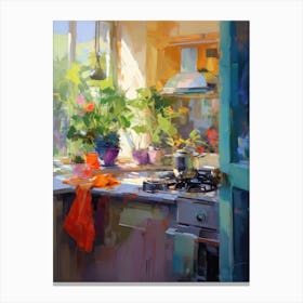 Sunny Kitchen 1 Canvas Print