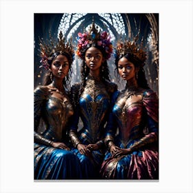 Three Queens Canvas Print