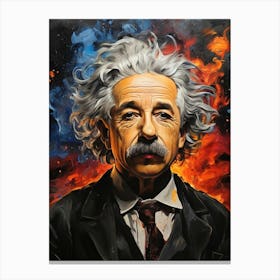 Albert Einstein 3 Canvas Print