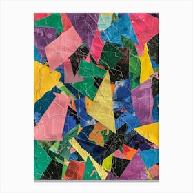 Shattered Triangles Canvas Print