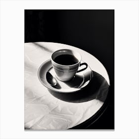 Amantea, Italy, Black And White Photography 4 Canvas Print