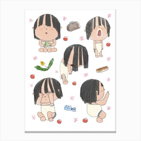 Dear my daisy cute Canvas Print