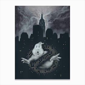 Ghostbusters Illustration X2 Copy Canvas Print