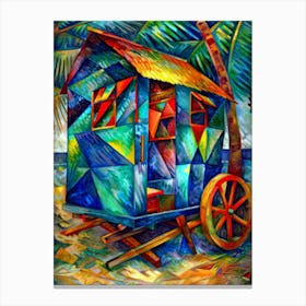 Shack On The Beach Canvas Print