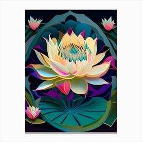 Sacred Lotus Fauvism Matisse 4 Canvas Print